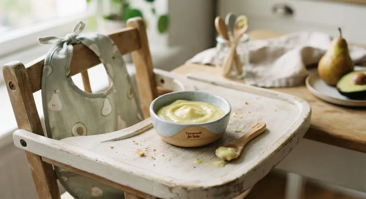 Pear and Avocado Mash